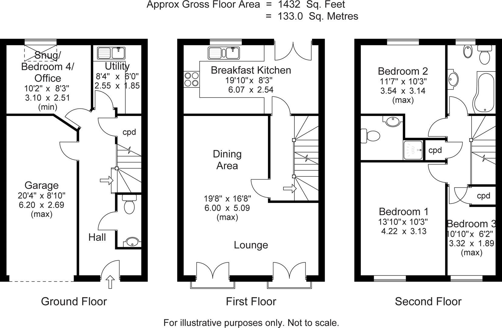 Hudson View, Wyke, floorplan