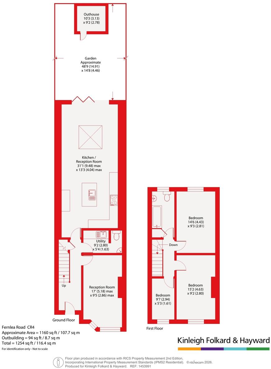 Fernlea Road, Mitcham, Surrey, CR4 floorplan