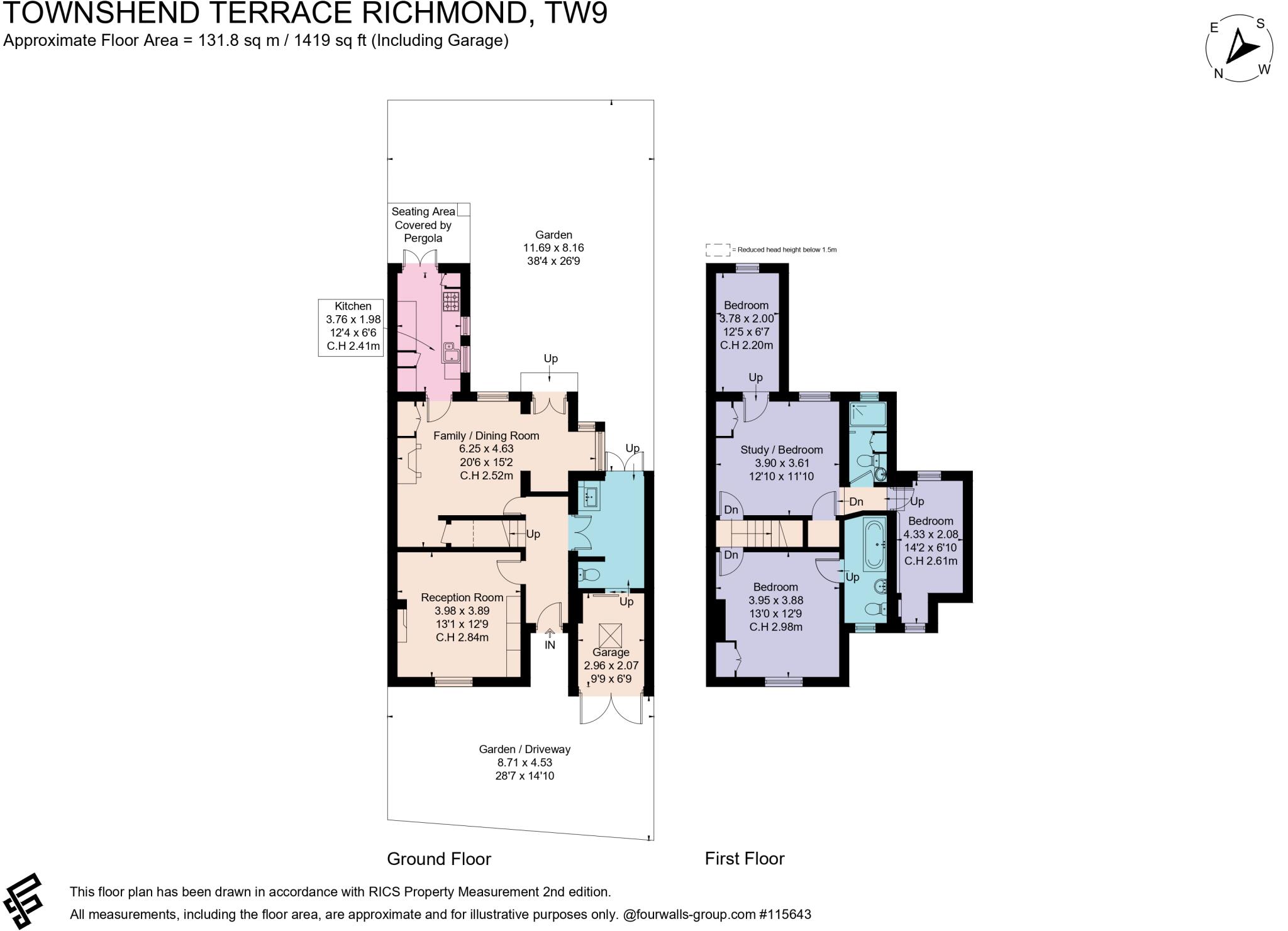 Townshend Terrace, Richmond, TW9 floorplan