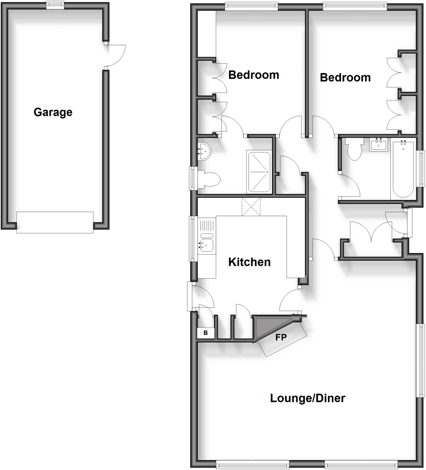 Willow Tree Farm, Hythe, Kent floorplan