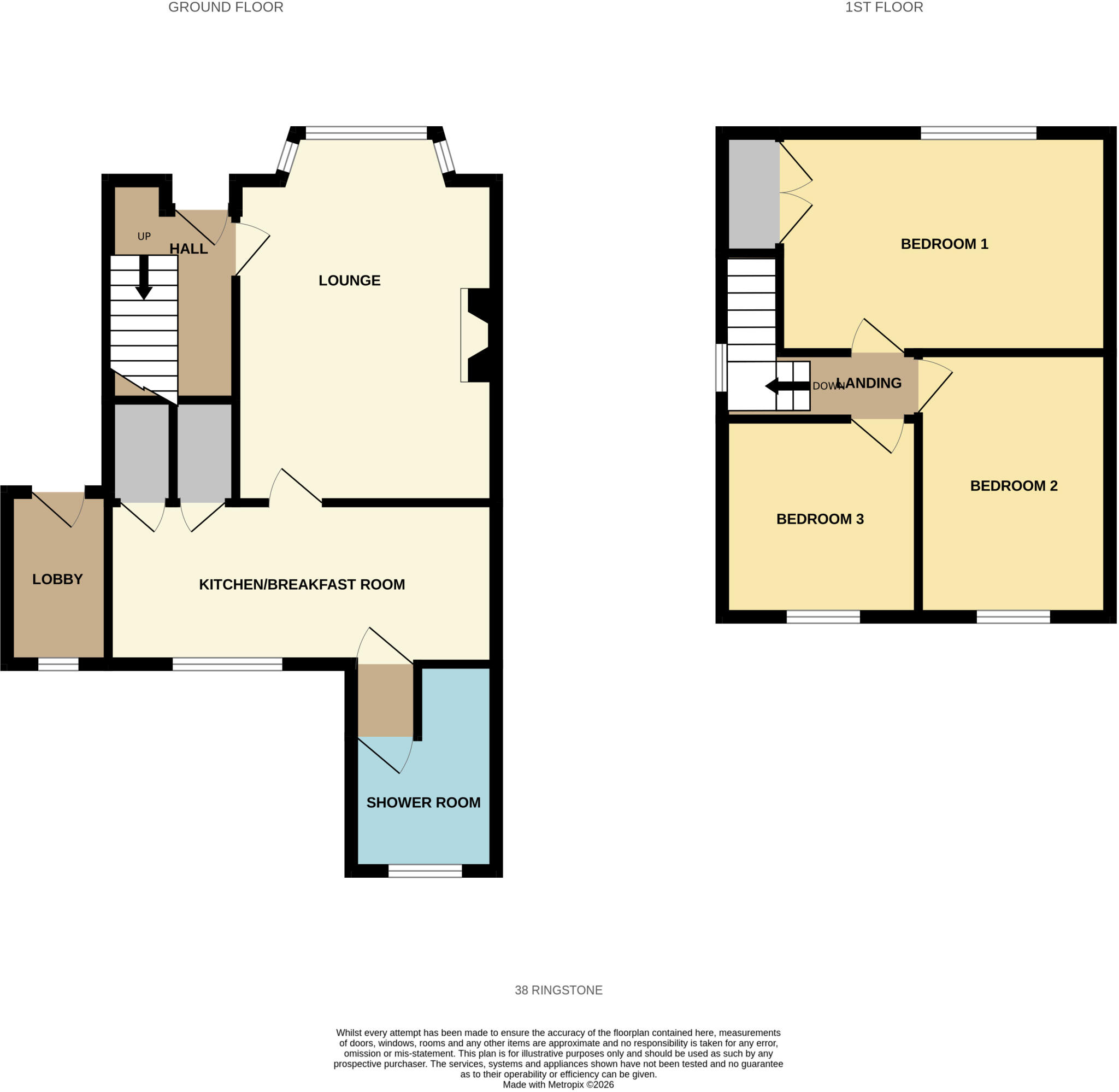 Ringstone, West Huntspill, Highbridge, Somerset, TA9 floorplan