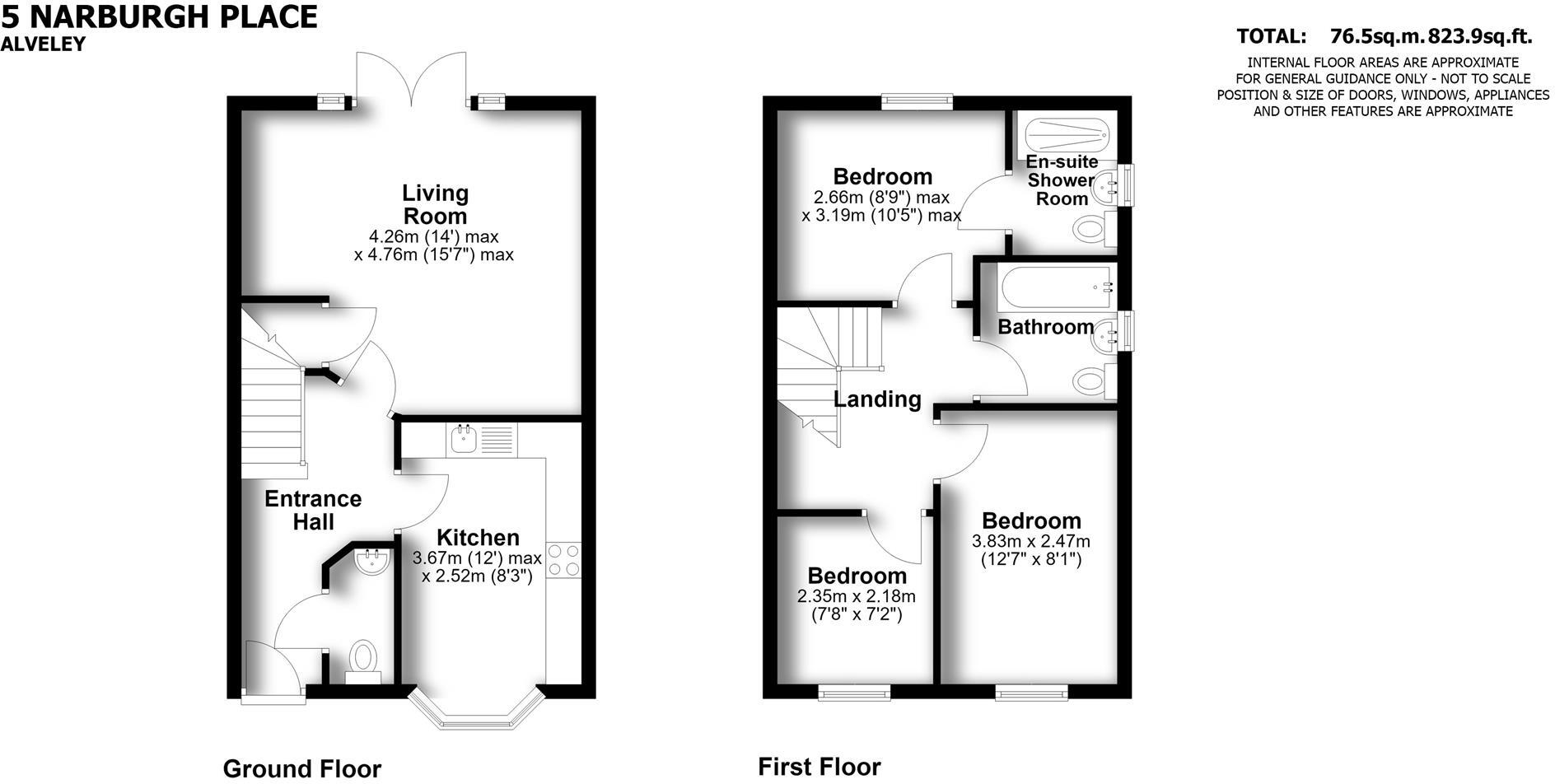 5 Narburgh Place, Alveley, Bridgnorth floorplan