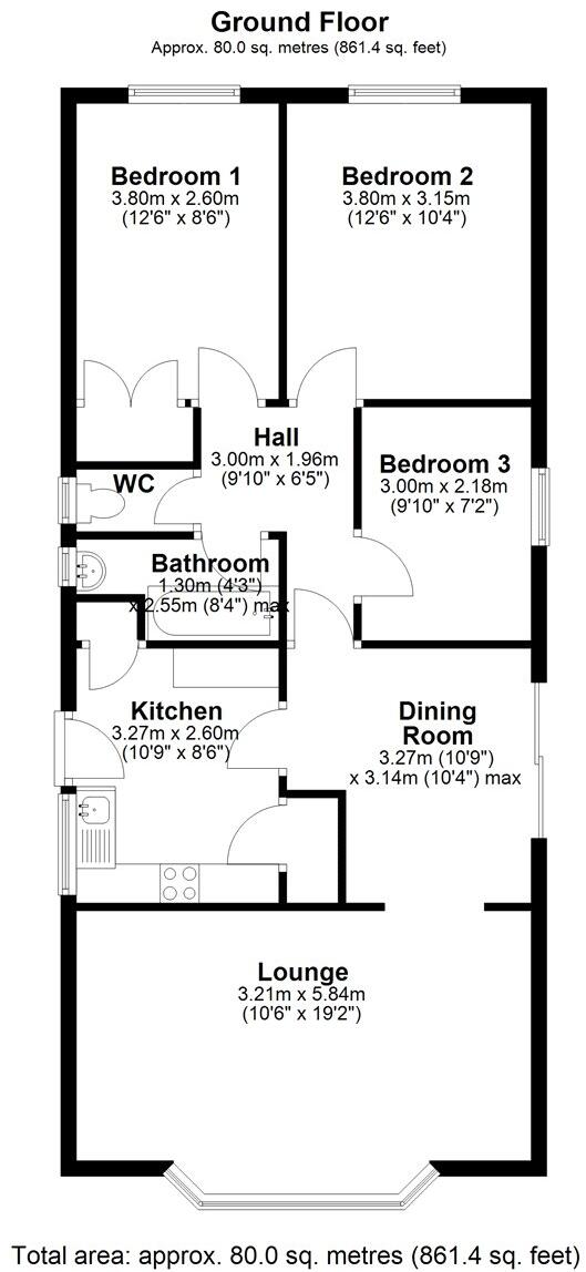 Millview Road, Heckington, Sleaford, Lincolnshire, NG34 floorplan