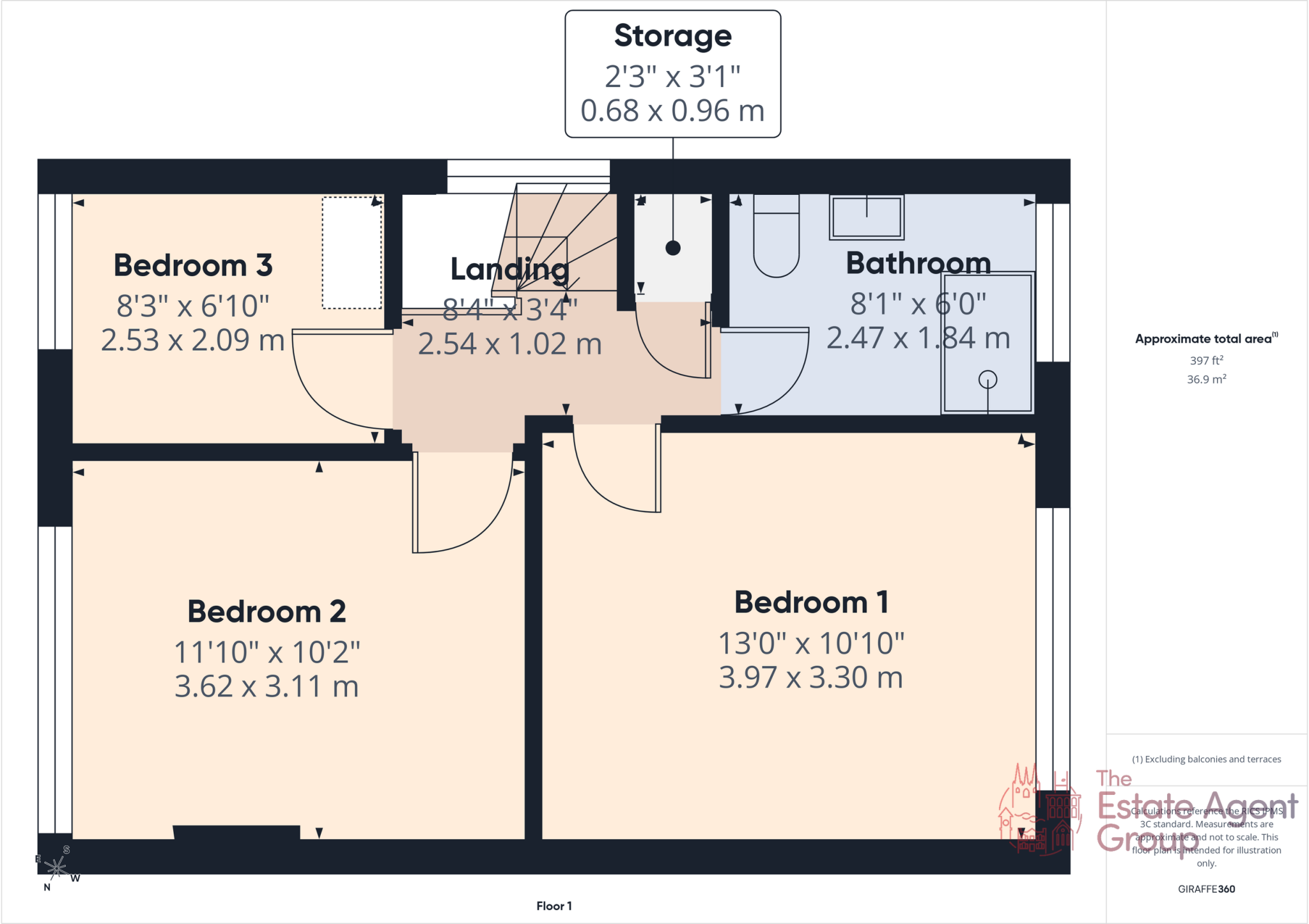 Small Ridge, Lichfield, Staffordshire floorplan