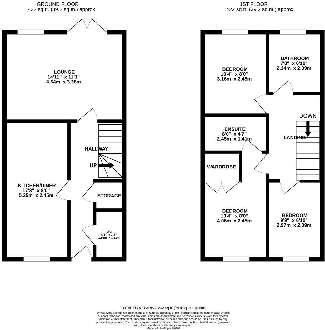 Well Spring Close, Finedon floorplan