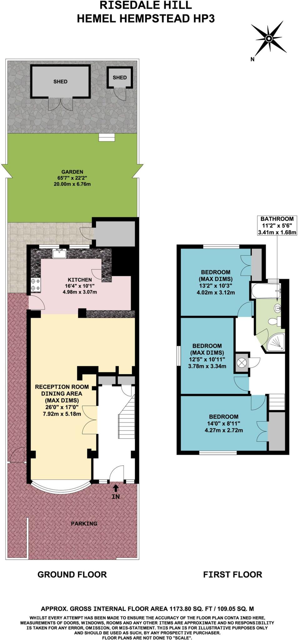 Risedale Hill, Hemel Hempstead, HP3 floorplan