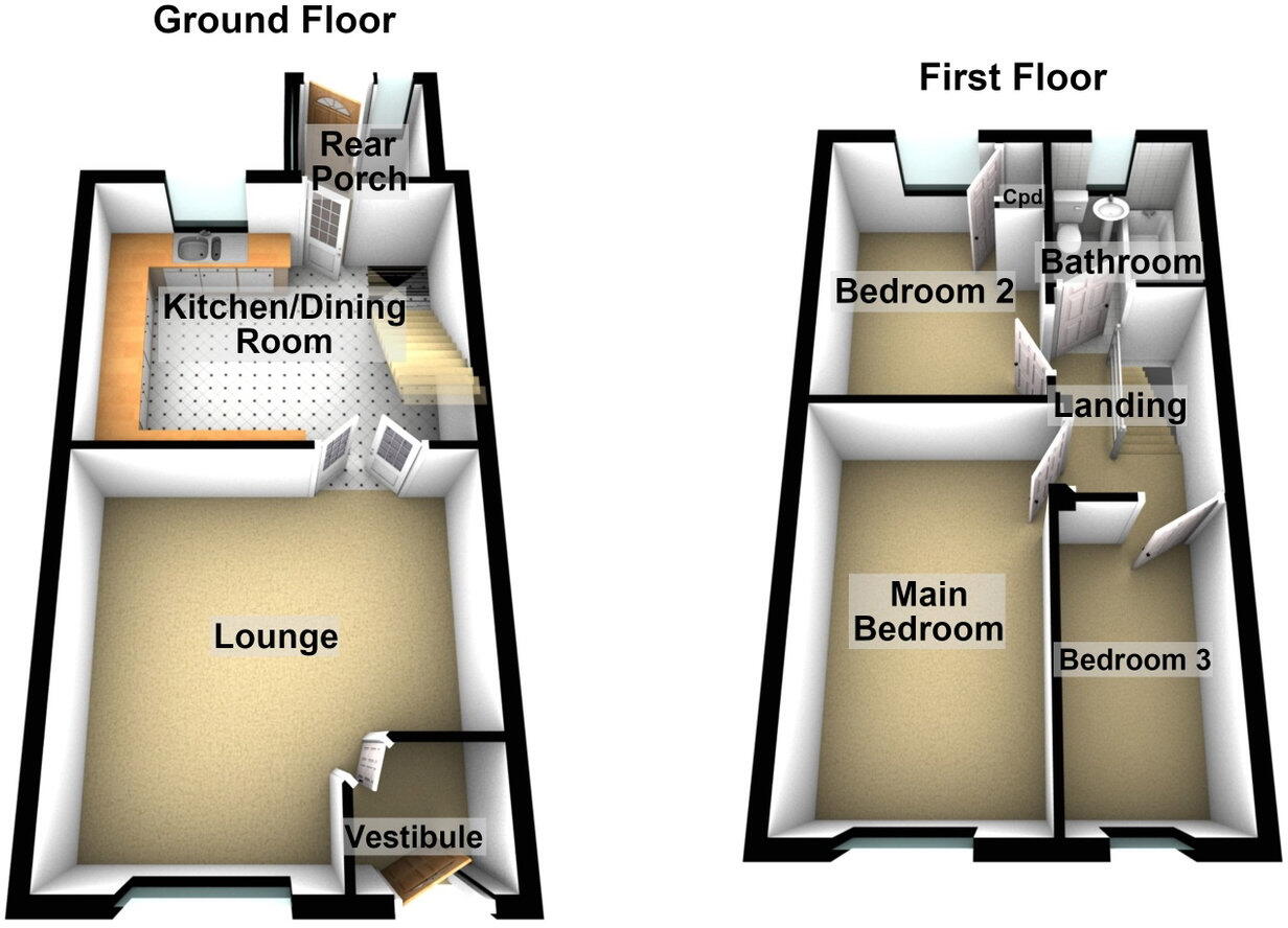 7 St James Street, OL2 7TD floorplan