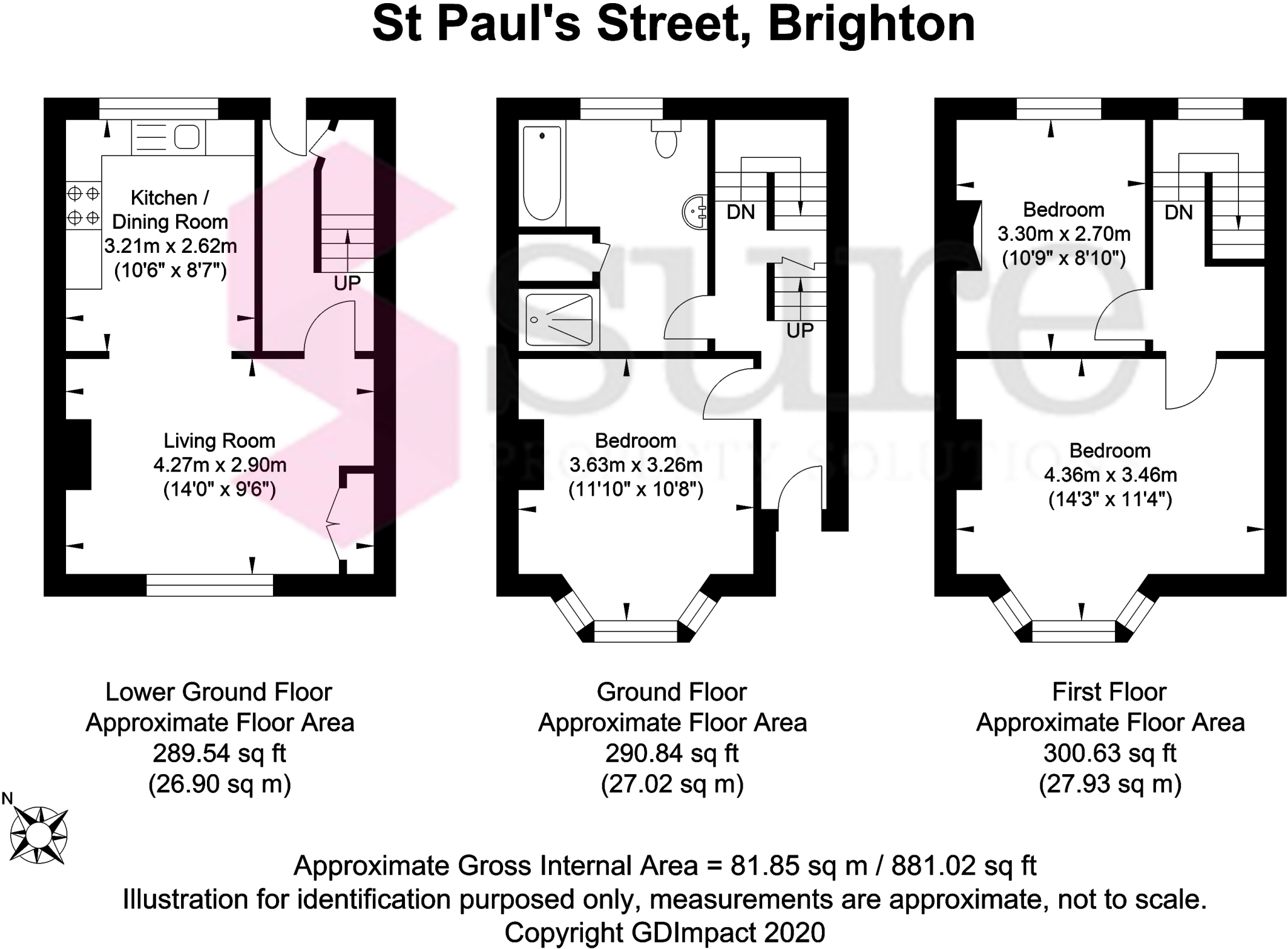 St Paul's Street , Brighton floorplan