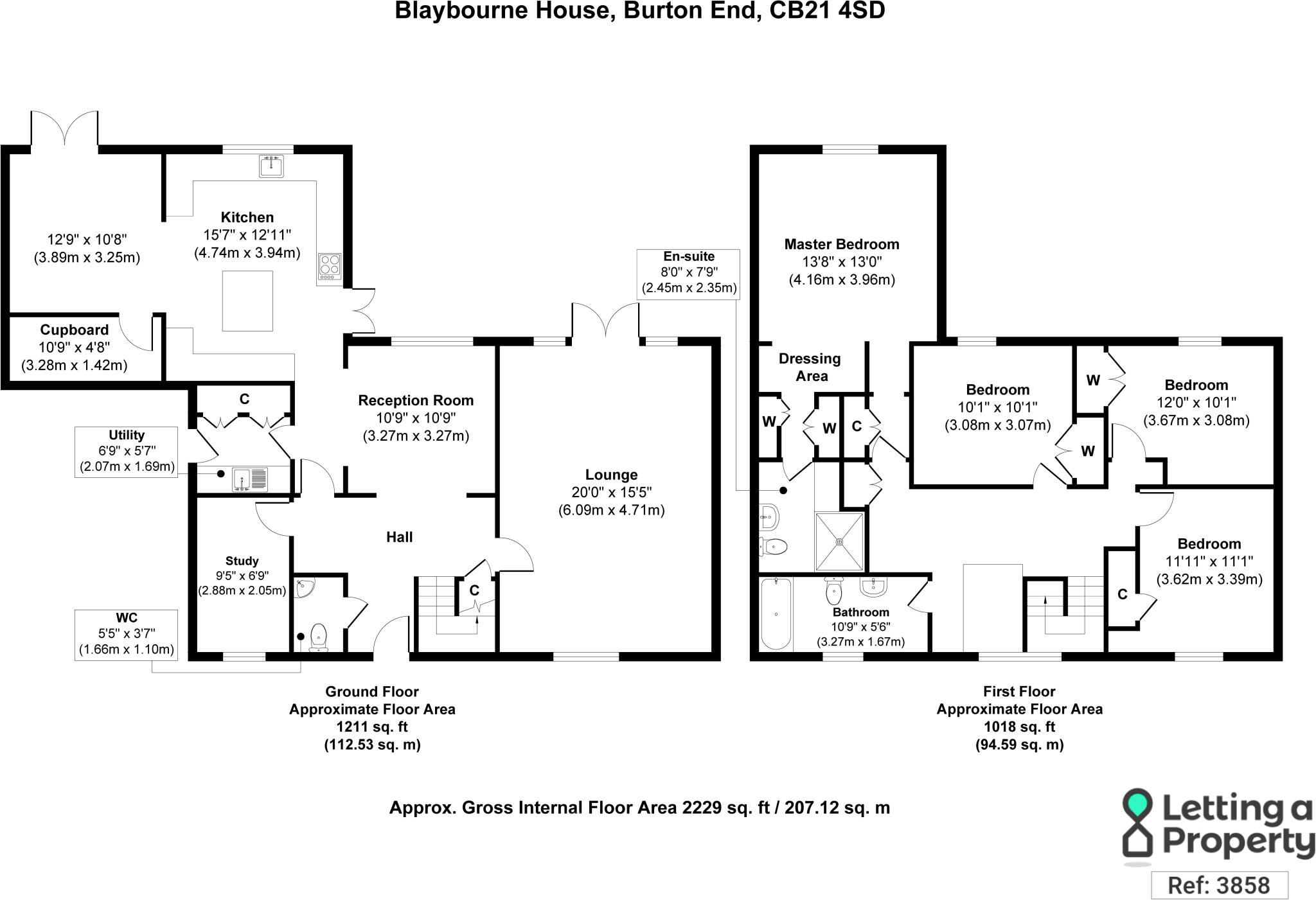 Burton End, West Wickham, Cambridge, CB21 4SD floorplan