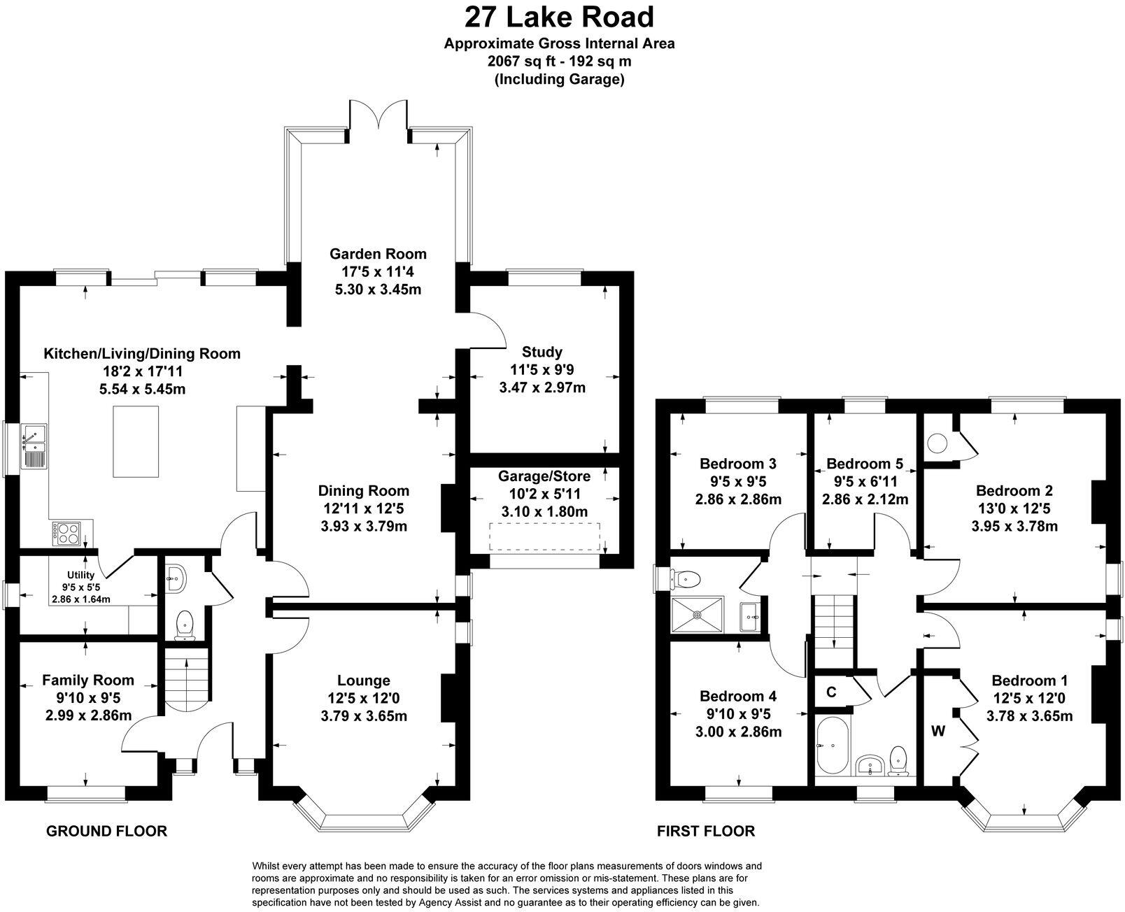 Lake Road, Hiltingbury, Chandler's Ford, SO53 1EZ floorplan