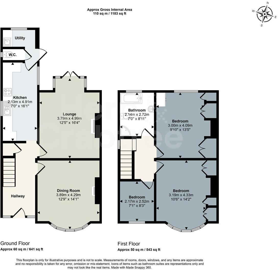 Pencisely Crescent, Llandaff, Cardiff floorplan