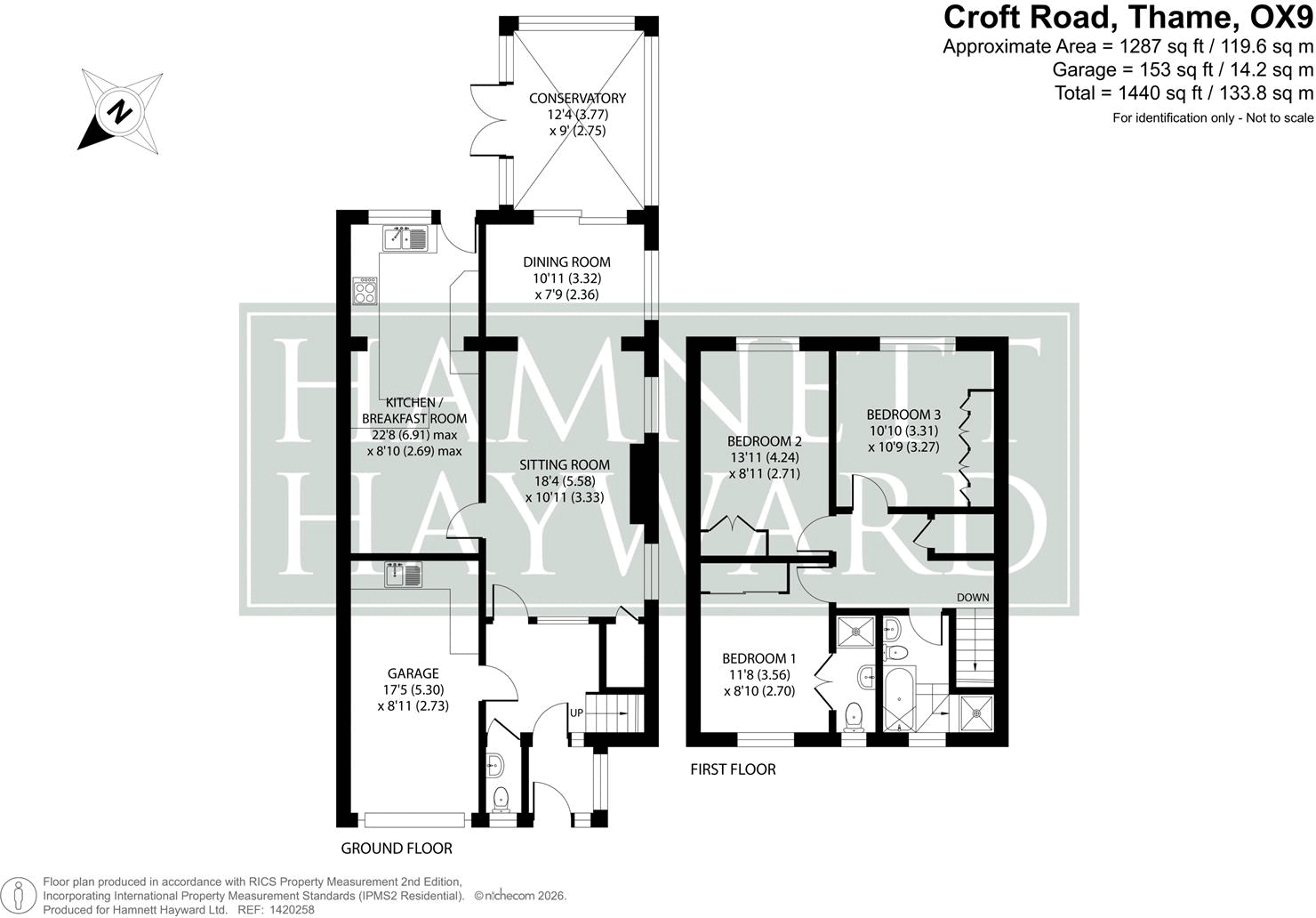 20, Croft Road, Thame floorplan