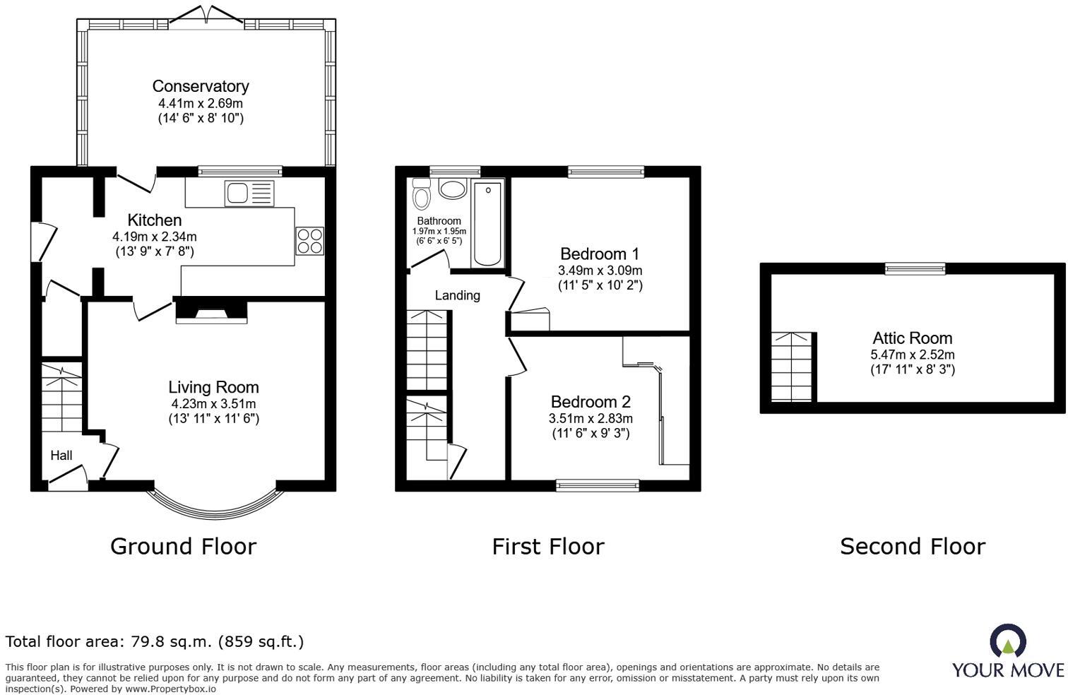 Wroots Avenue, Goole, DN14 floorplan