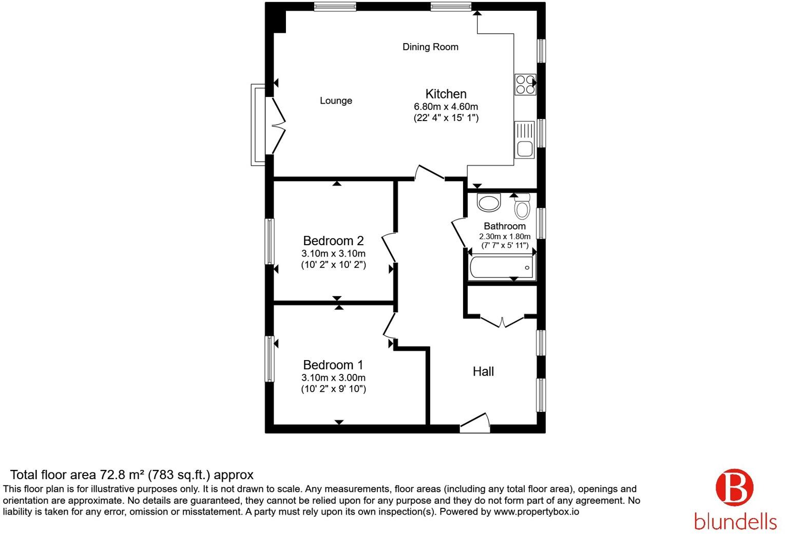 Sussex Road, SHEFFIELD, South Yorkshire, S35 floorplan