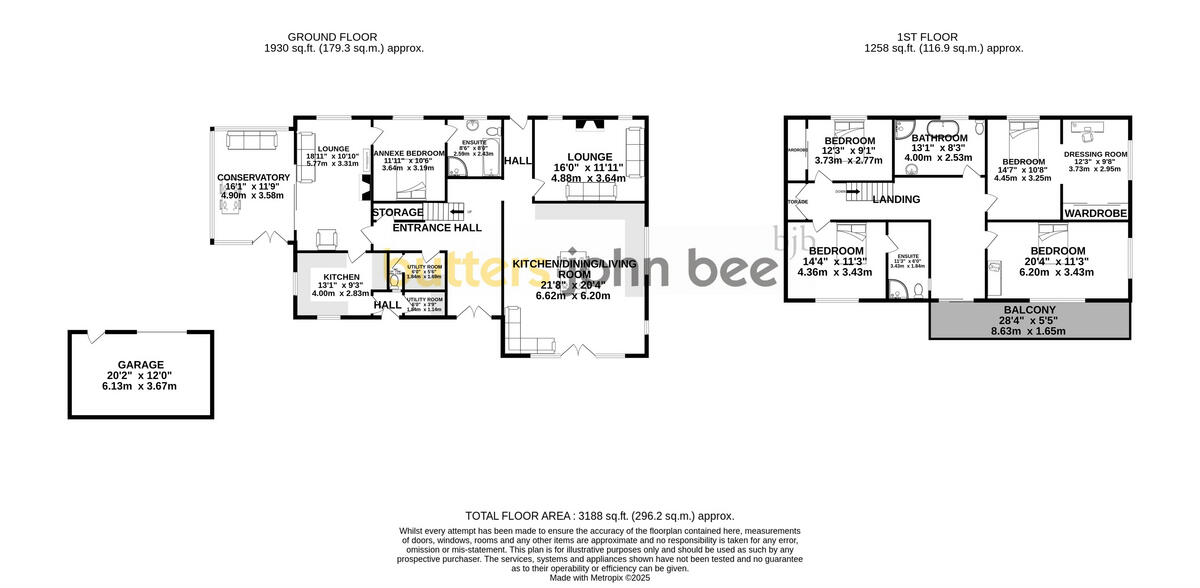 Moat Lane, Audley floorplan