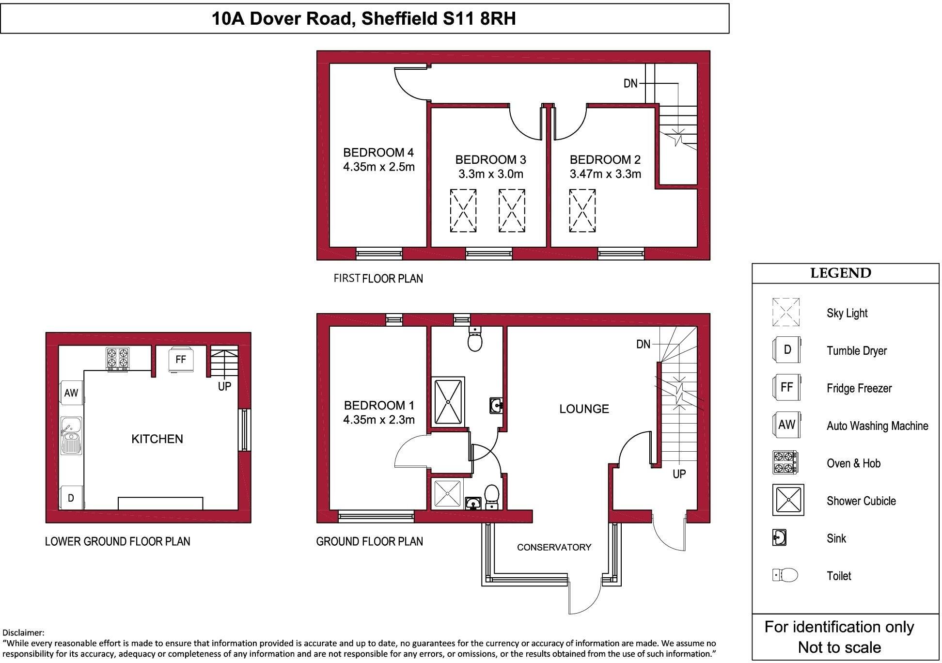 10a Dover Road, Ecclesall floorplan