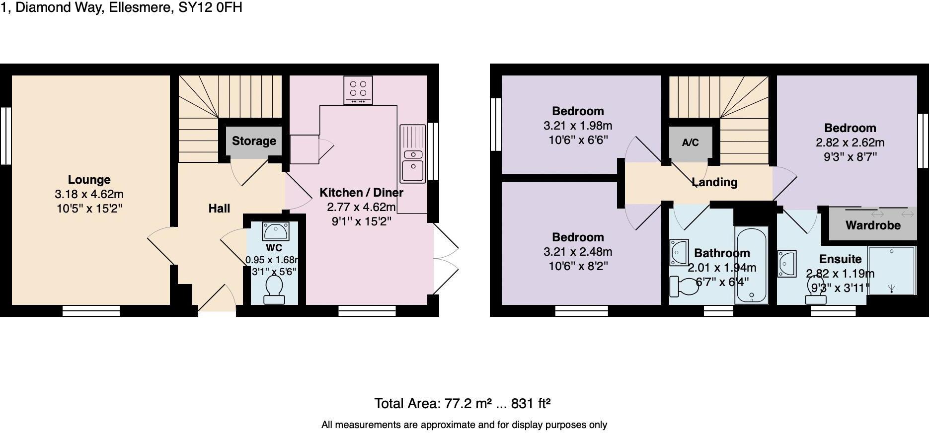 Diamond Way, Ellesmere floorplan