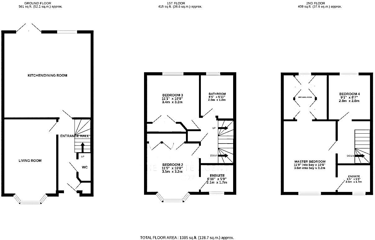 Frank Large Walk, Northampton, NN5 floorplan