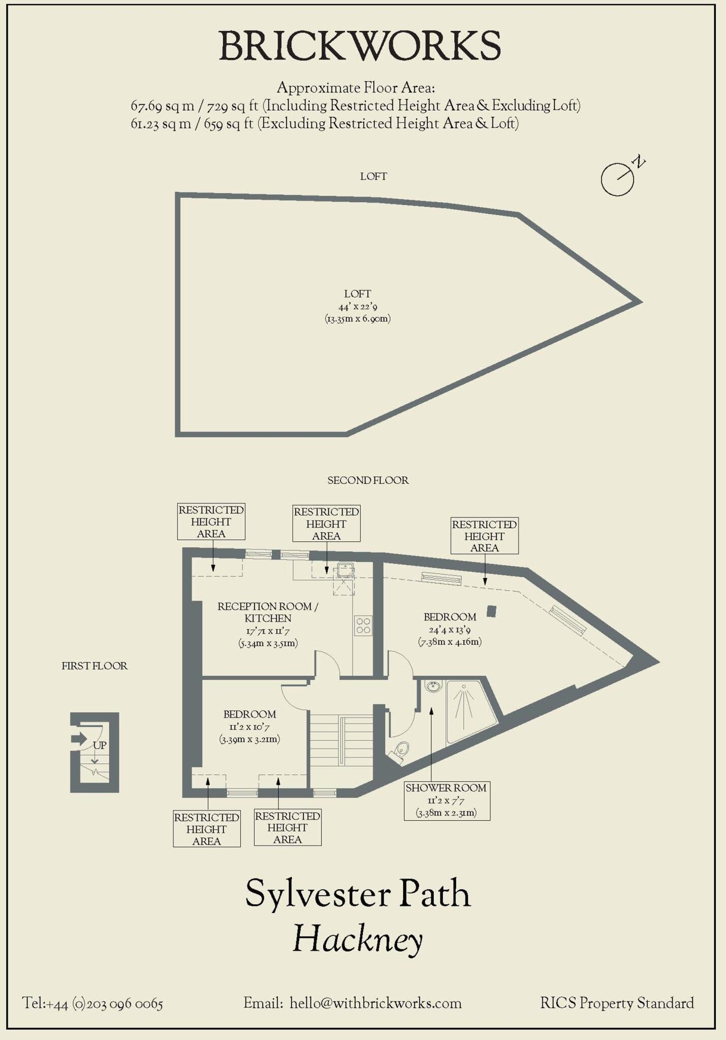 Sylvester Path, London, E8 floorplan