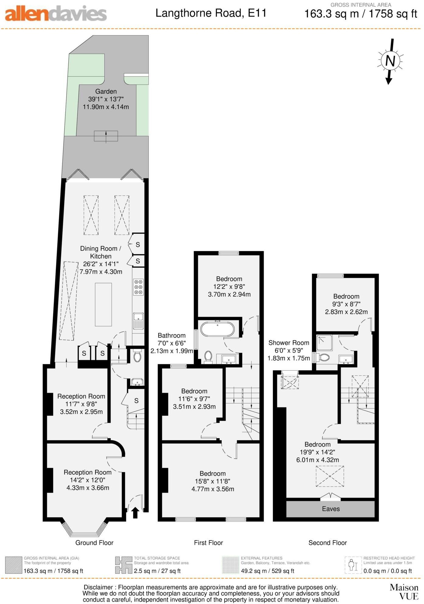 Langthorne Road, Leytonstone, E11 floorplan