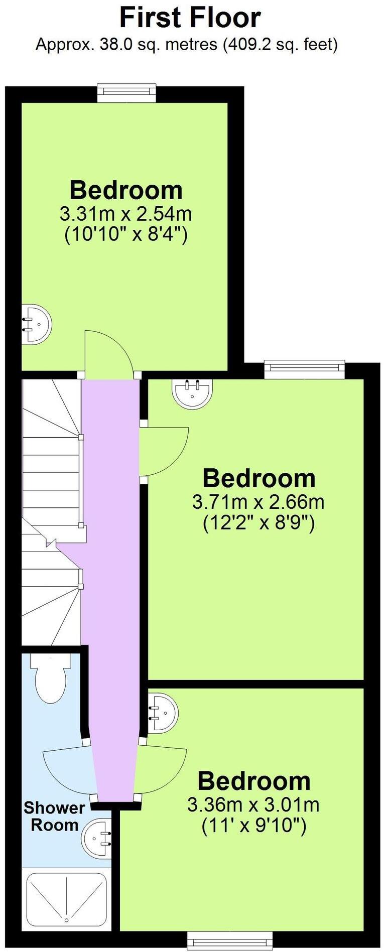 Cottesmore Road, Nottingham, NG7 floorplan