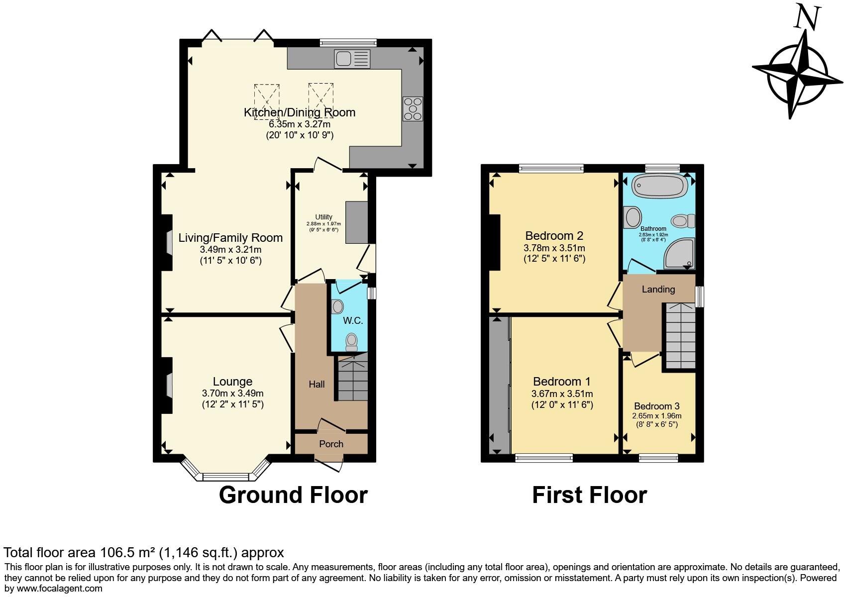Abbott Road, Mansfield, NG19 floorplan