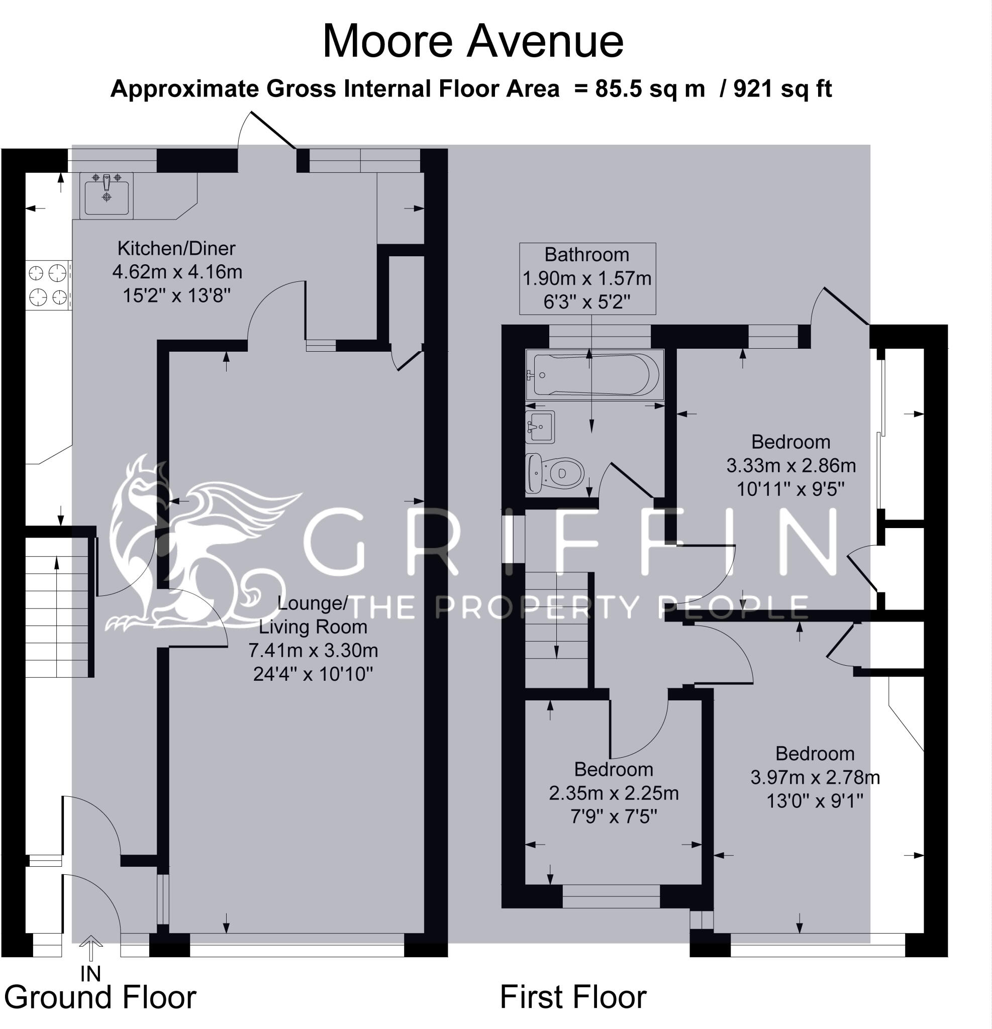 Moore Avenue, South Stifford, Grays, RM20 floorplan