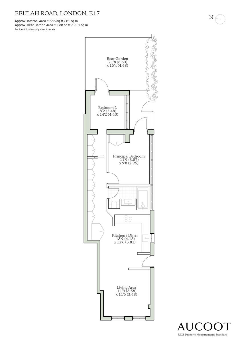 Beulah Road, London, E17 9 floorplan