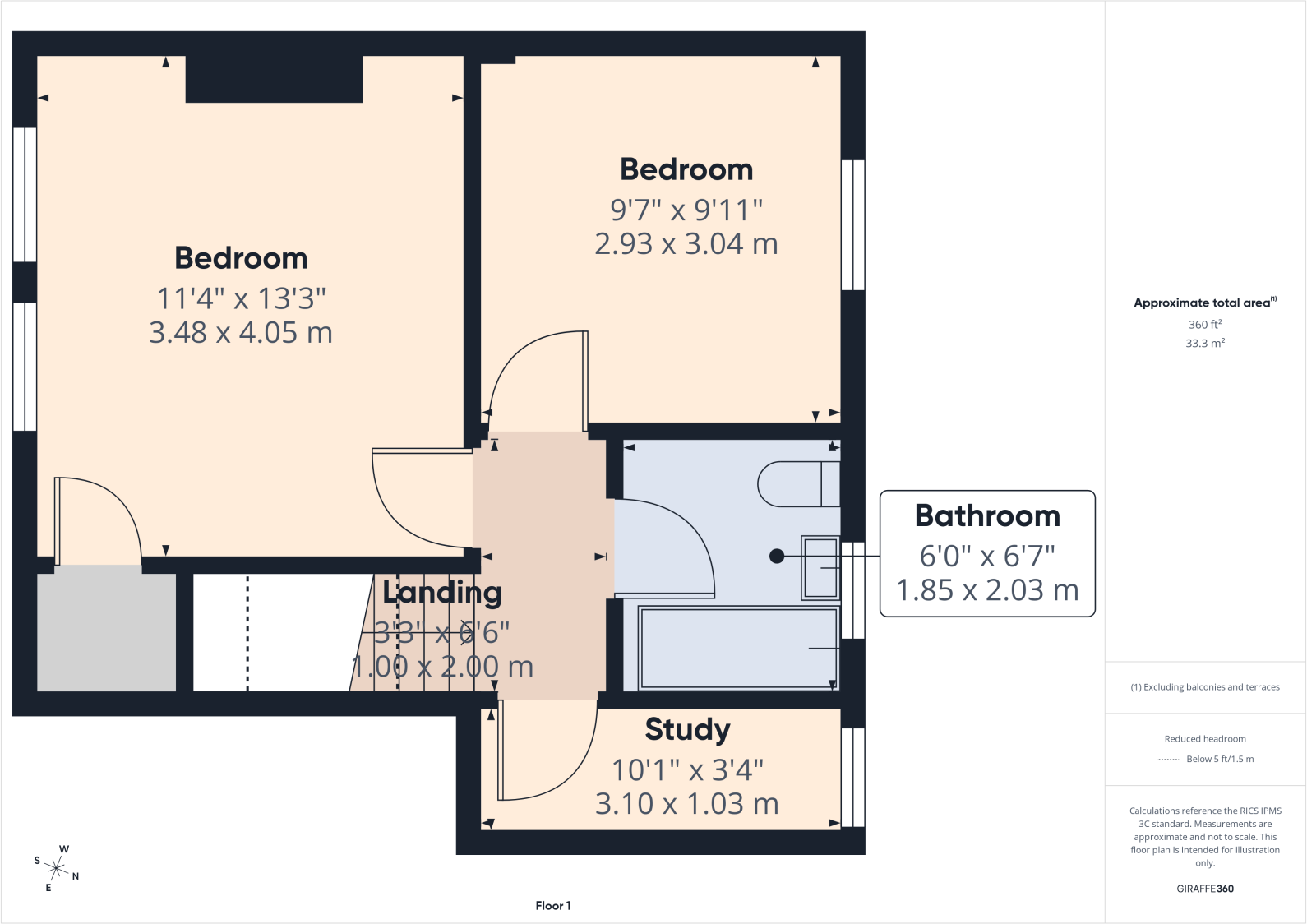 36 Ennerdale Terrace, Whitehaven, CA28 floorplan
