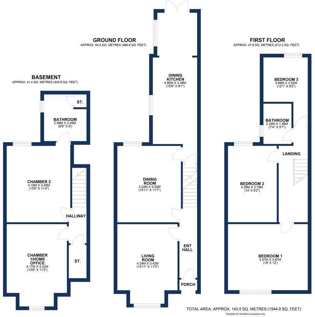 Oldfield Road, Altrincham floorplan