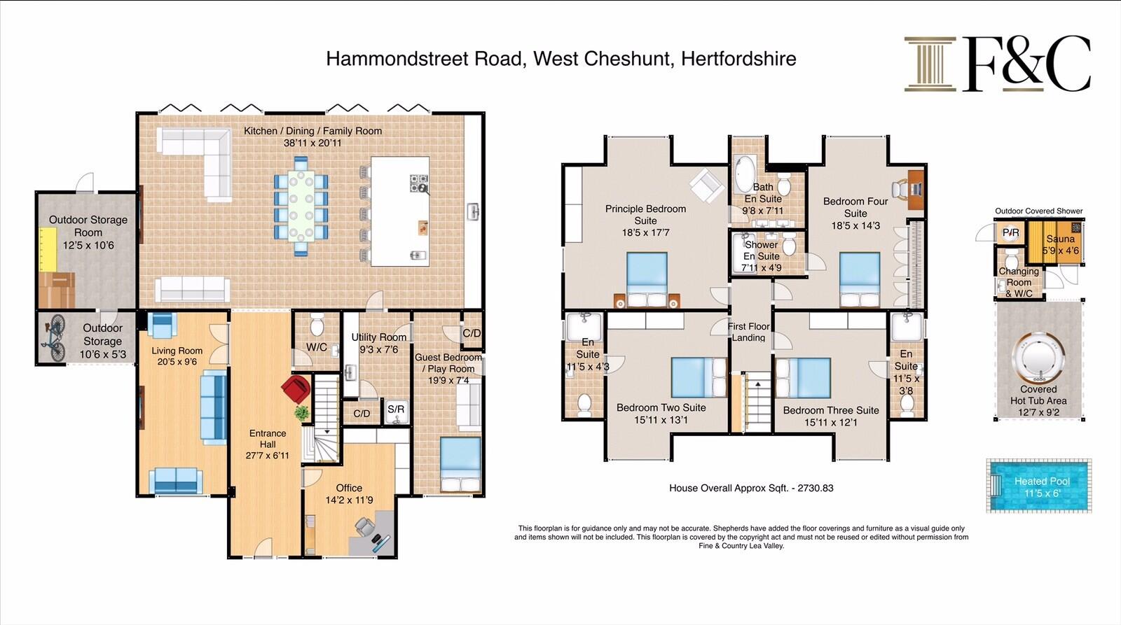 Hammondstreet Road, West Cheshunt, Hertfordshire floorplan