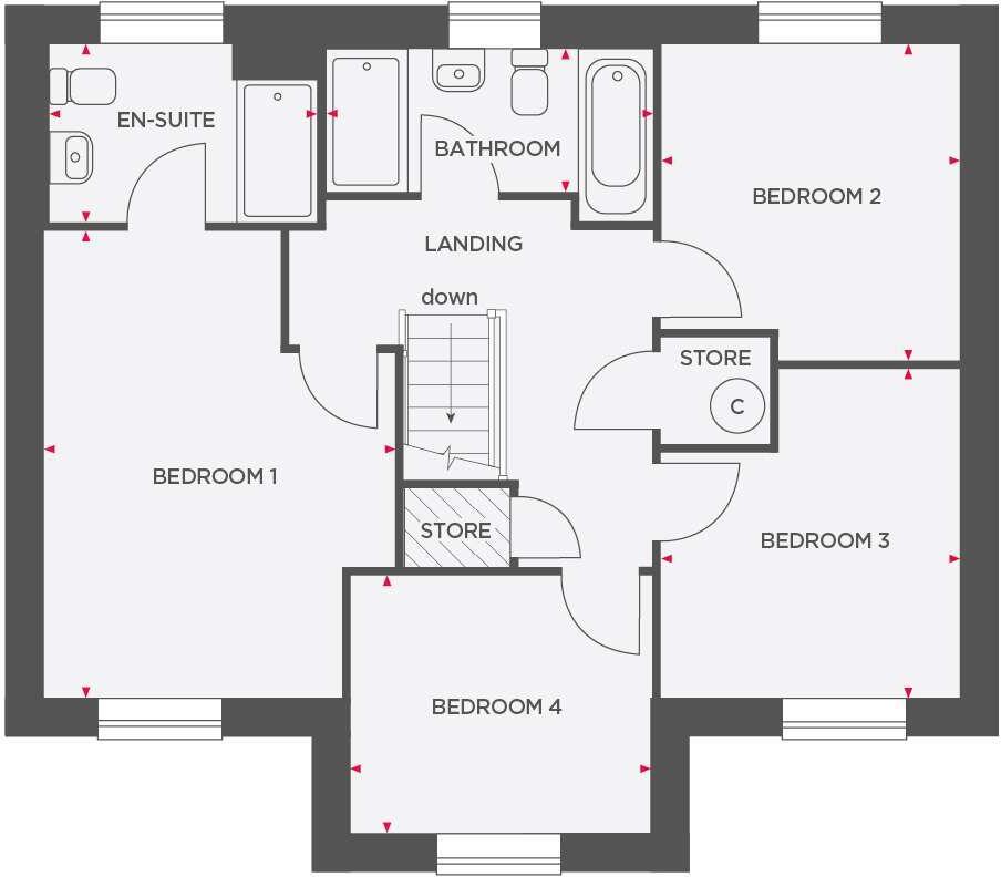 Lark View,
Liskeard,
Cornwall,
PL14 floorplan