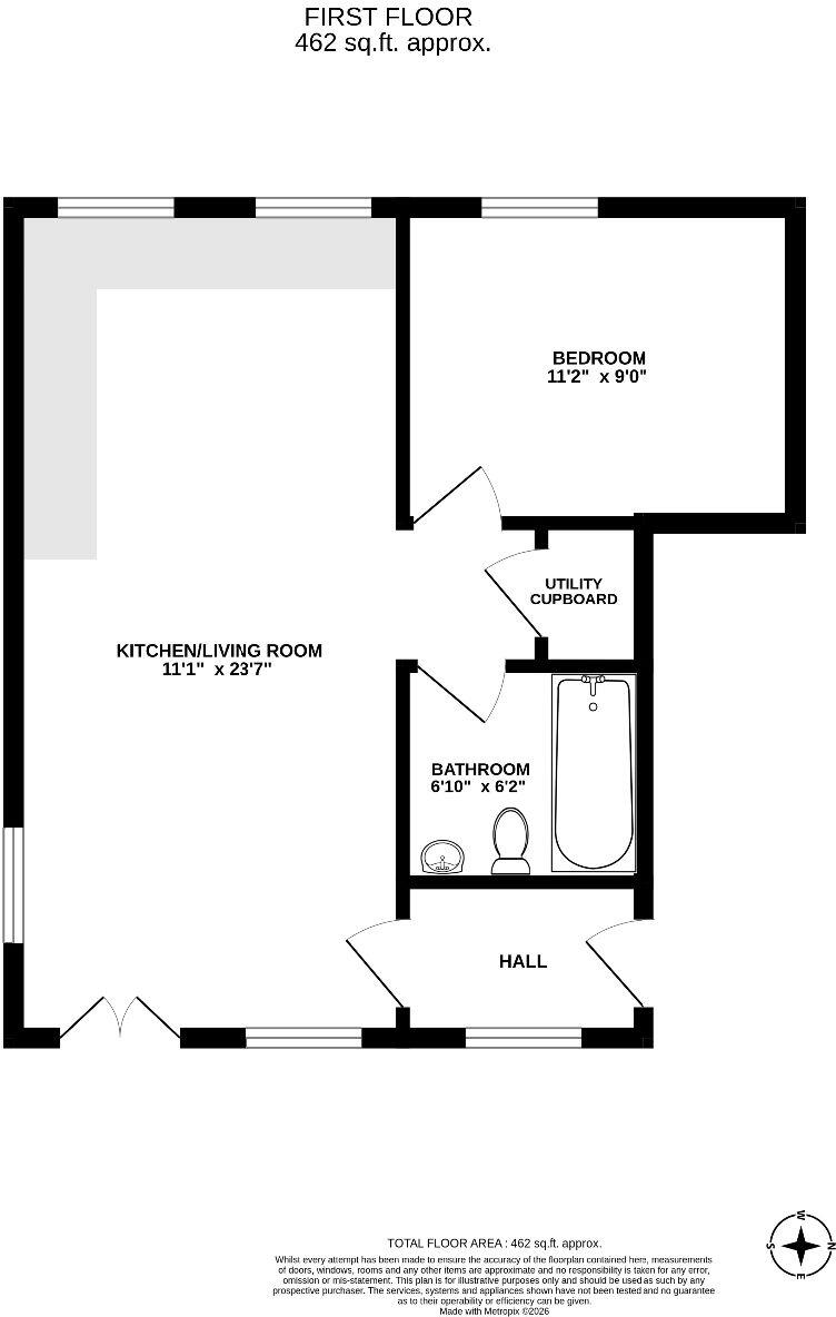 Trenchard Court, Edde Cross Street, Ross-on-Wye floorplan