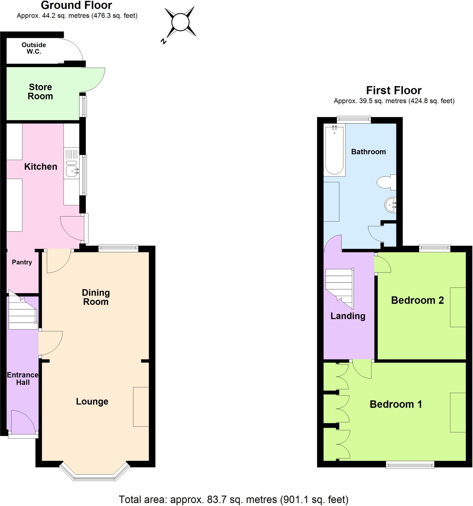 Allen Road, Finedon floorplan
