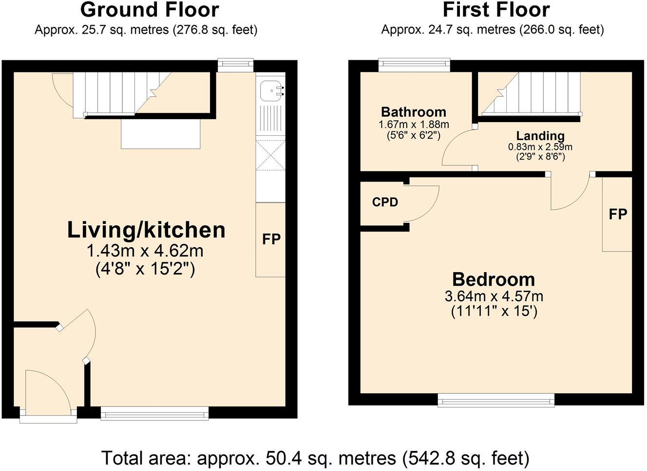 41, West End, Queensbury, BD13 2BD floorplan