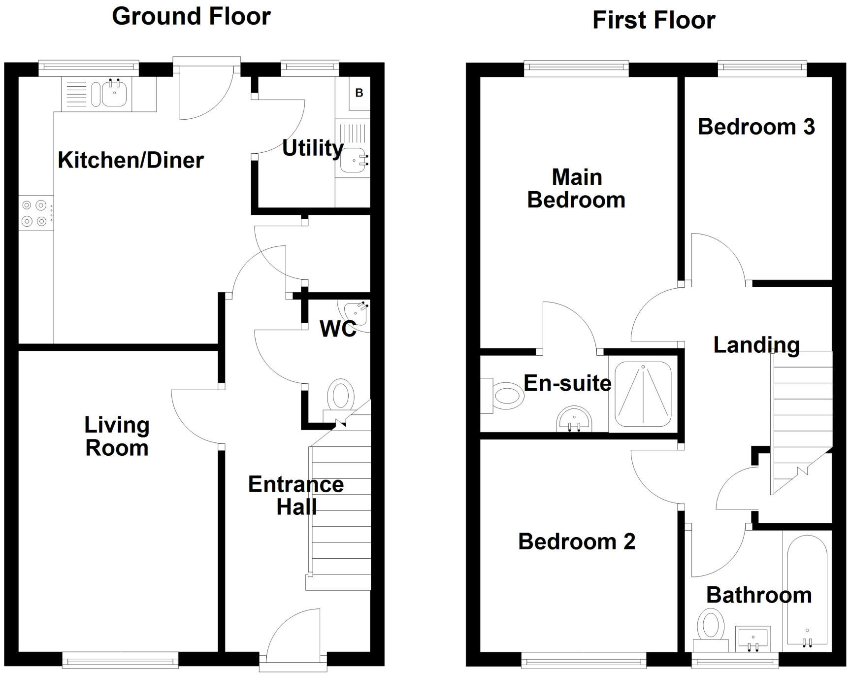 Scholars Row, Hartford, Northwich, CW8 floorplan