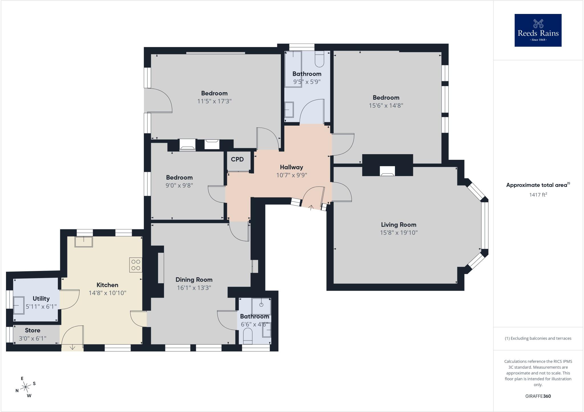 Sandgate Road, Folkestone, Kent, CT20 floorplan