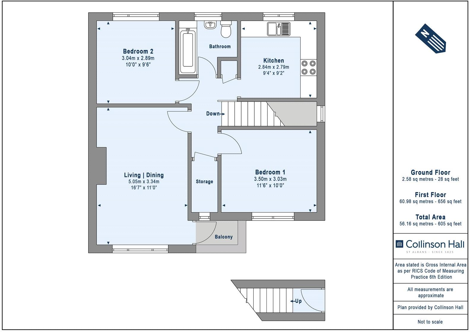 Tavistock Avenue, St. Albans, Hertfordshire floorplan
