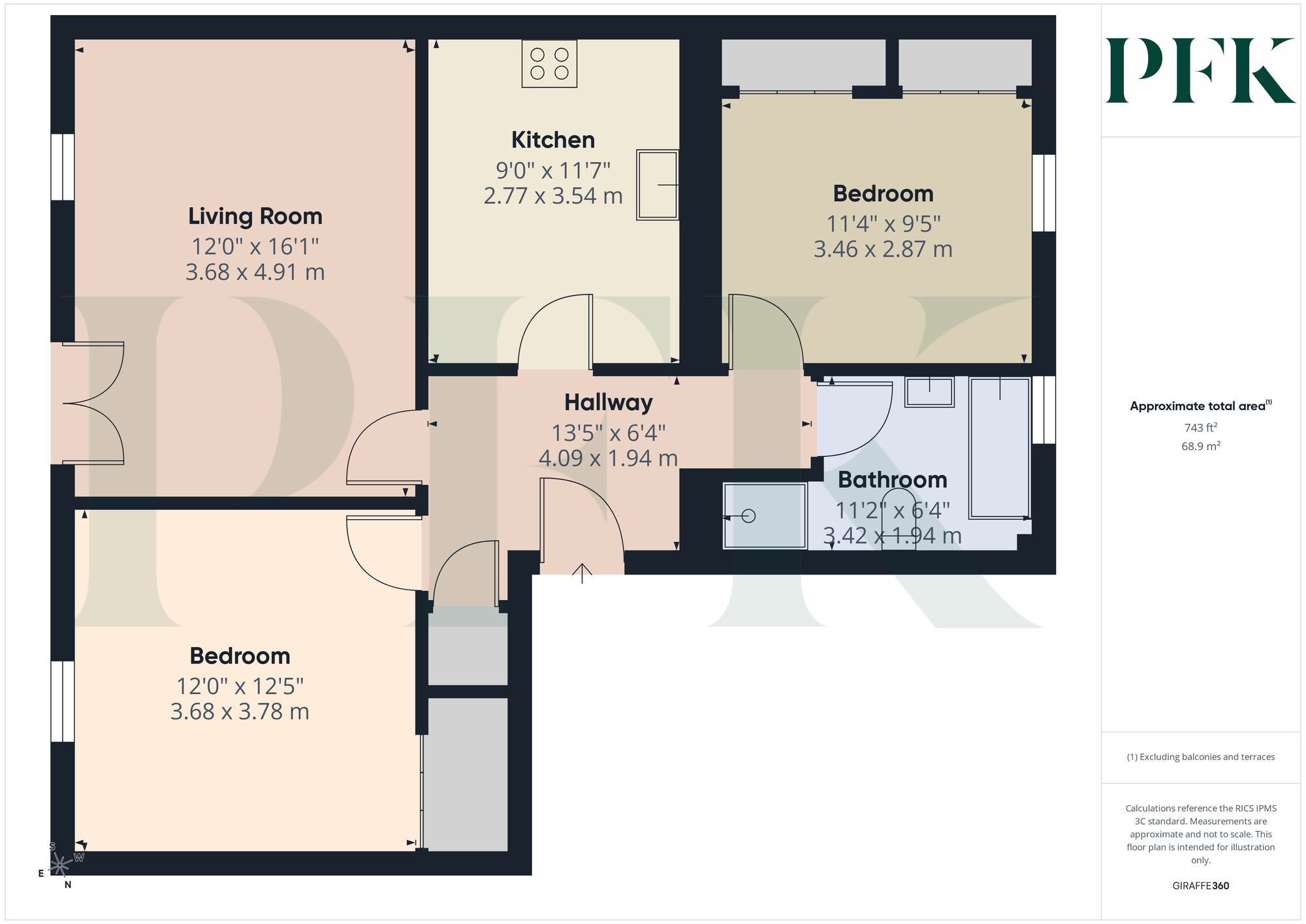 Woodstock Lane, Whitehaven, CA28 floorplan