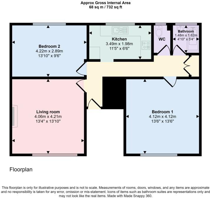 Bournemouth Road, Lower Parkstone, Poole, Dorset, BH14 floorplan