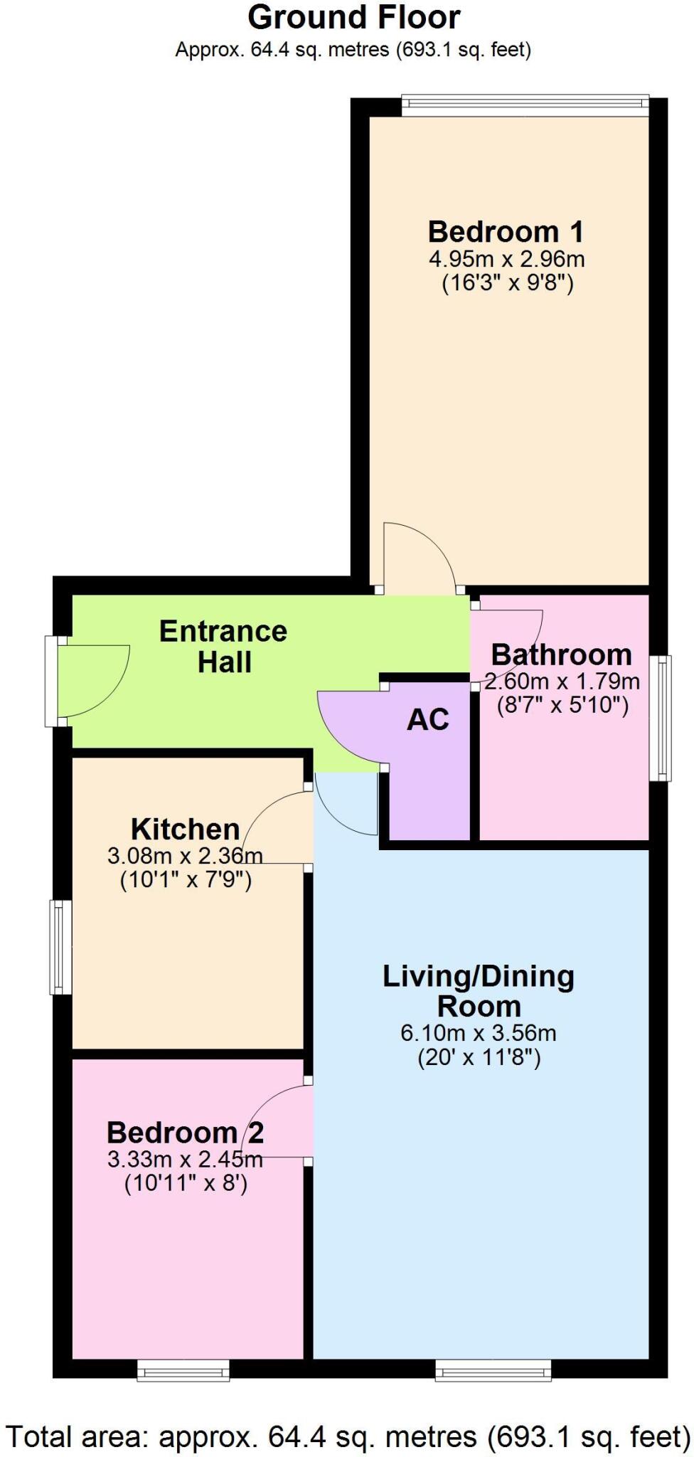 Pipers Close, Kettering NN15 floorplan