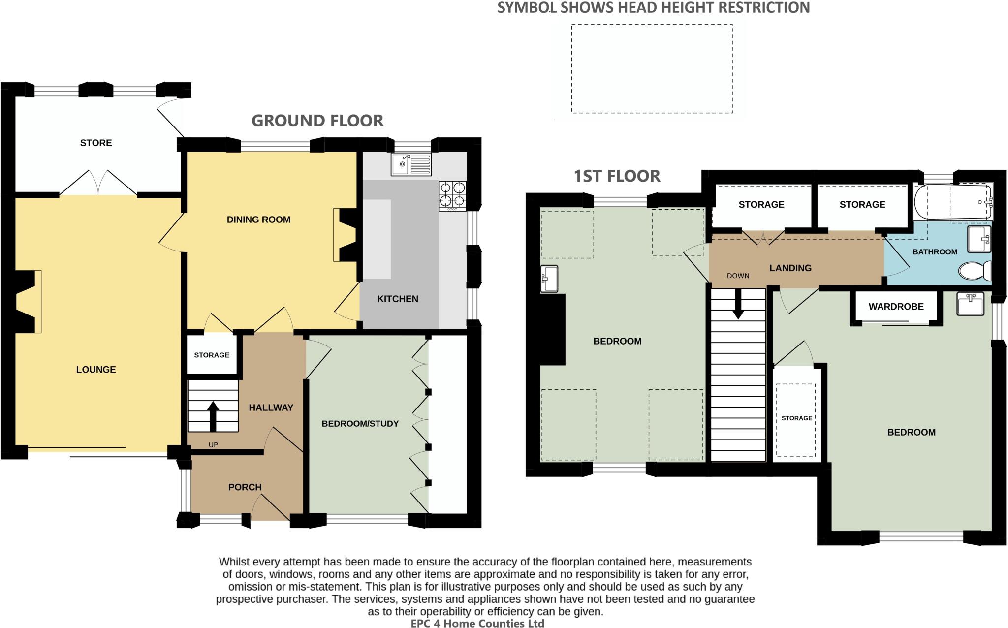 Woodland Avenue, Slough floorplan
