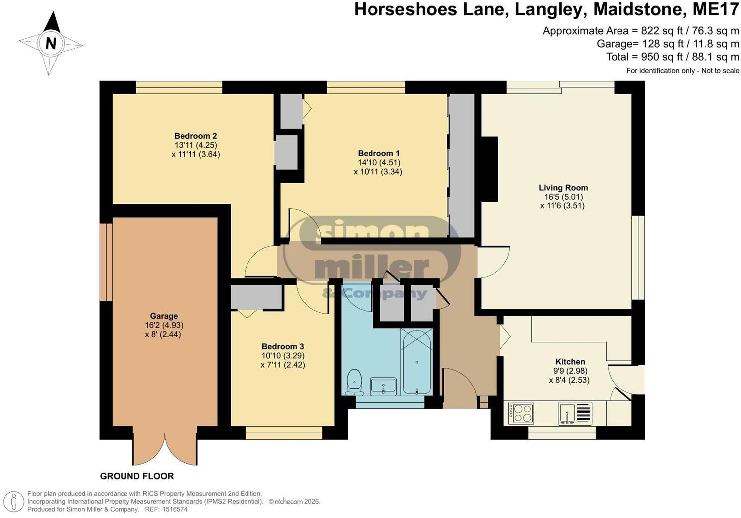 Horseshoes Lane, Langley, Maidstone floorplan