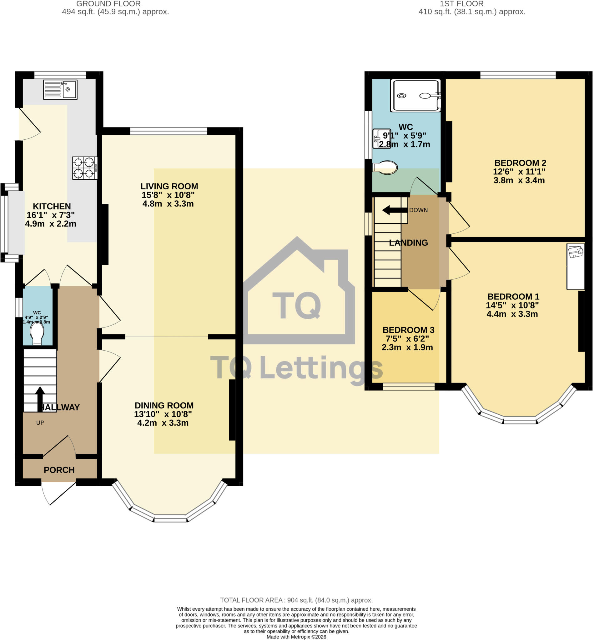 Langdale Road, Sale floorplan