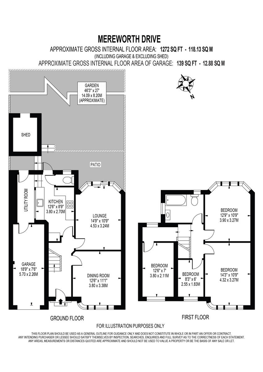 Mereworth Drive, London floorplan
