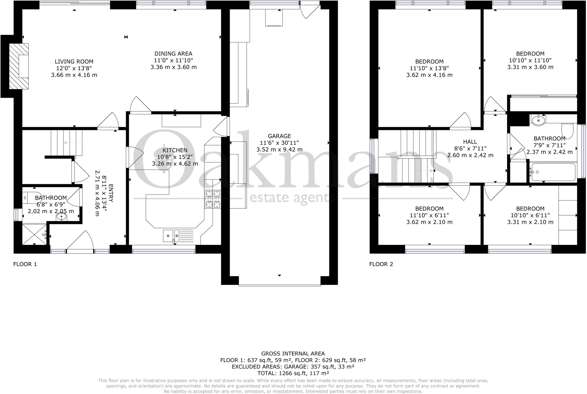 The Holloway, Droitwich, WR9 floorplan