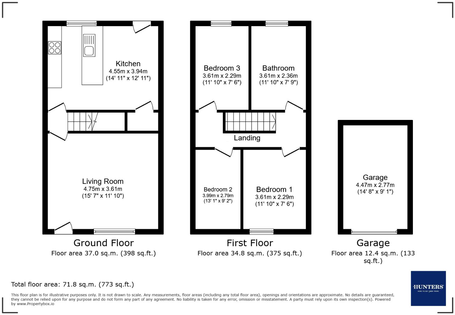Henrietta St, Leigh floorplan