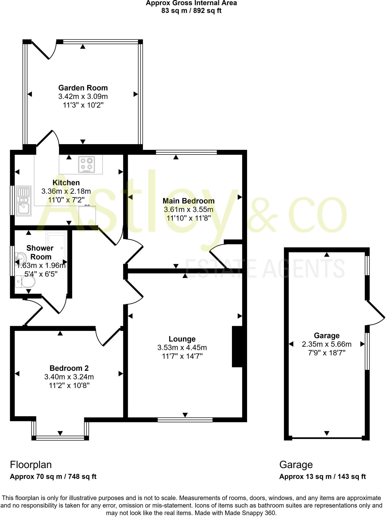 Linton Crescent, Sprowston, Norwich floorplan