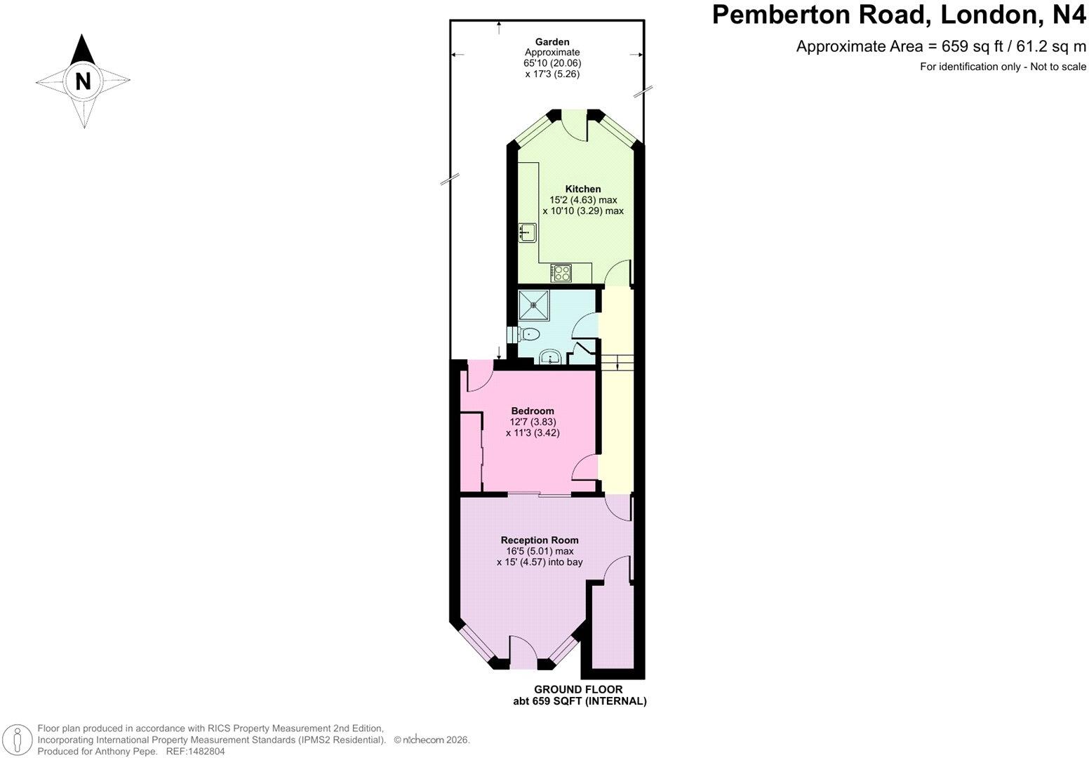 Pemberton Road, London, N4 floorplan