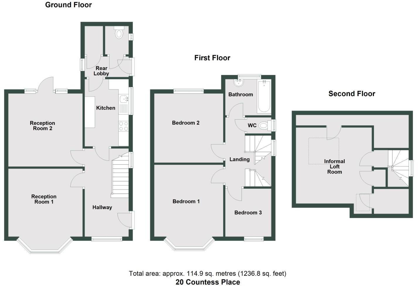 Countess Place, Penarth floorplan